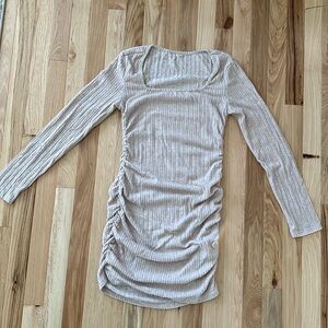 Long sleeve sweater dress